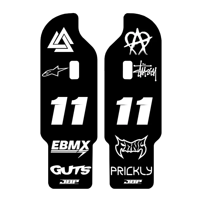 DNM Ebike Fork Guard Decals
