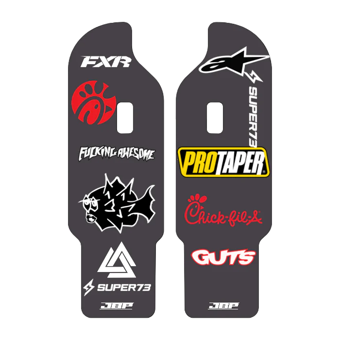 DNM Ebike Fork Guard Decals