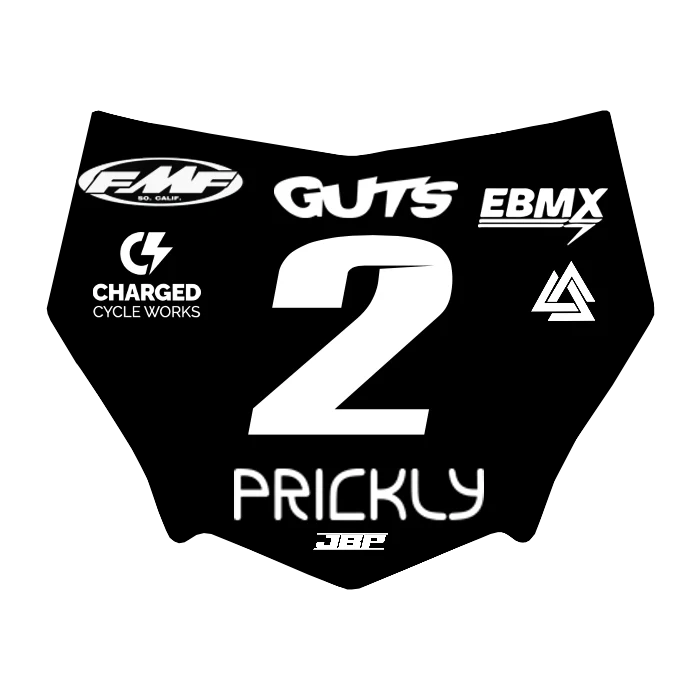 Motocuts Plate Decal