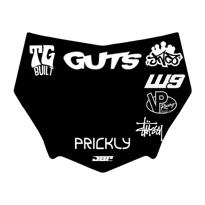 Motocuts Plate Decal