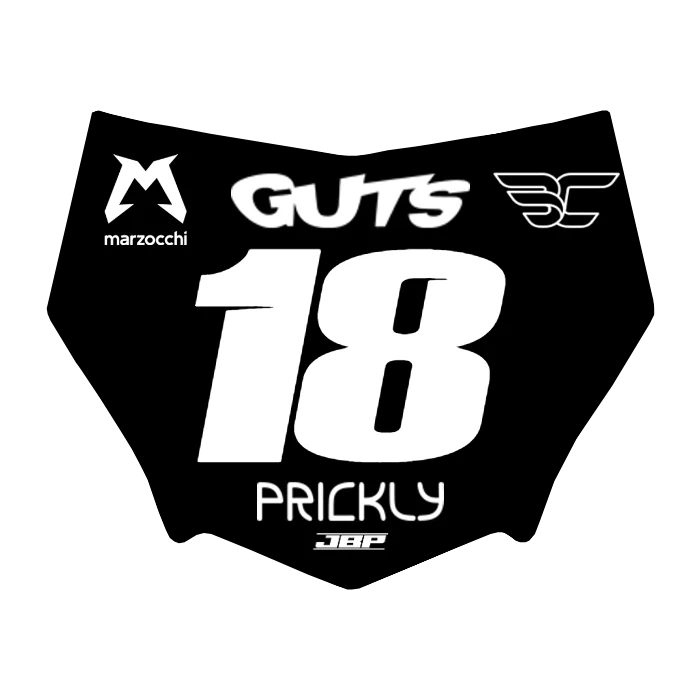 Motocuts Plate Decal