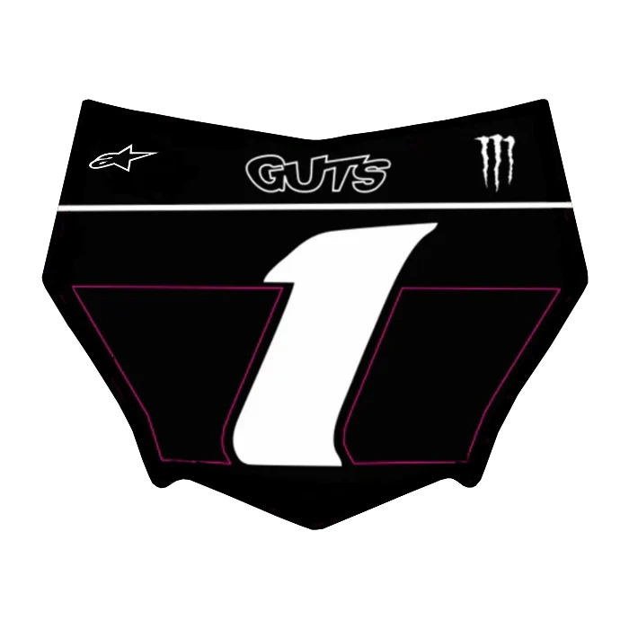 Motocuts Plate Decal