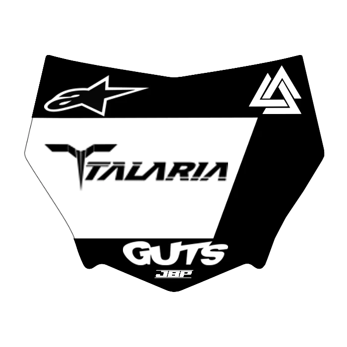 Motocuts Plate Decal