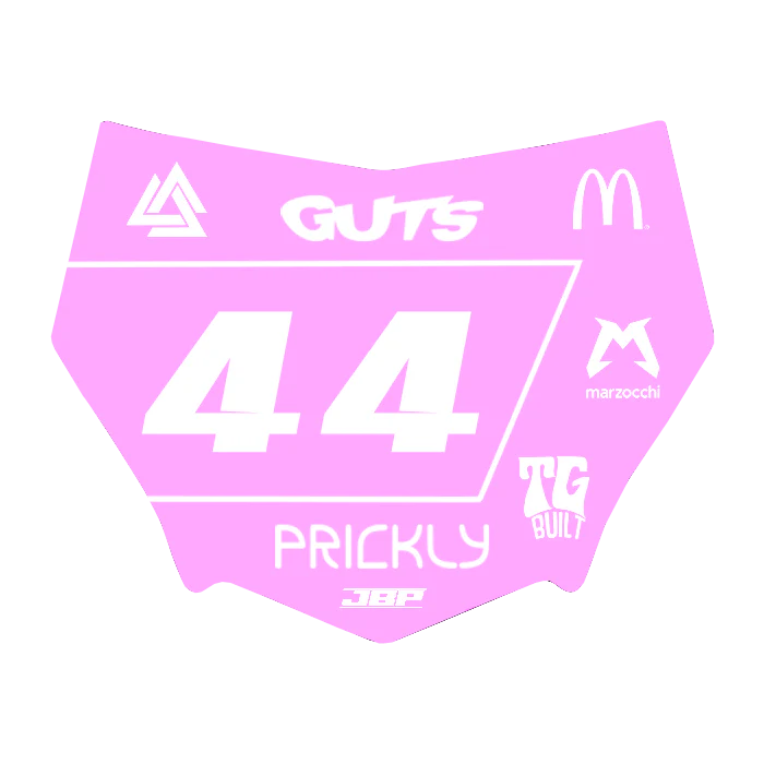 Motocuts Plate Decal