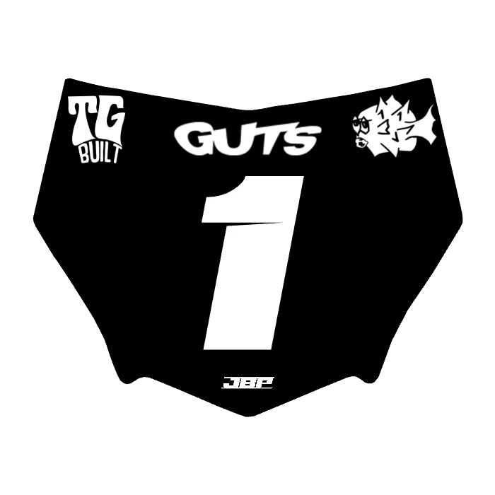 Motocuts Plate Decal