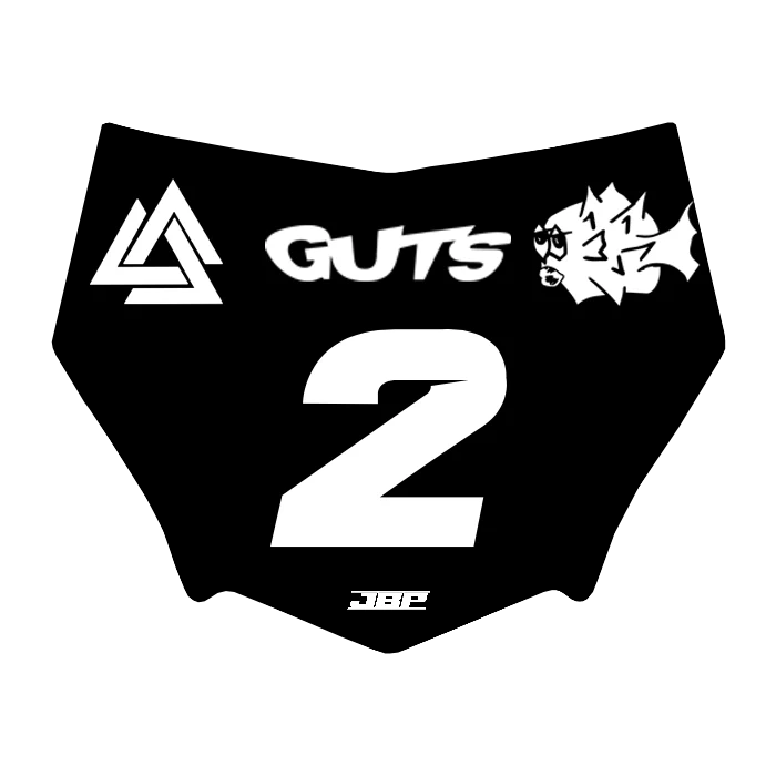 Motocuts Plate Decal