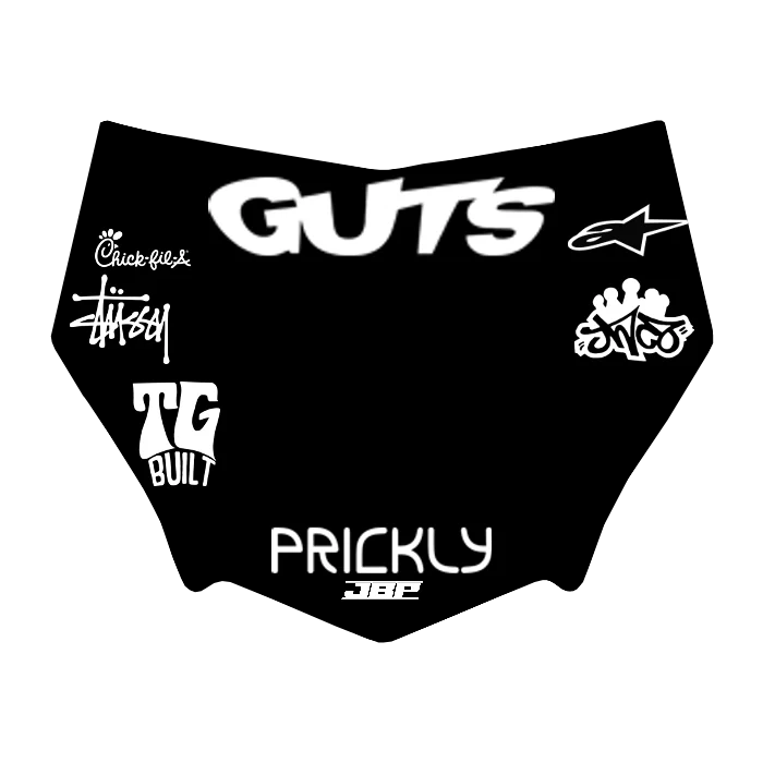 Motocuts Plate Decal