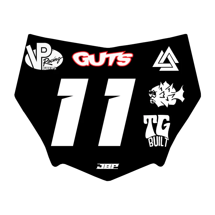 Motocuts Plate Decal
