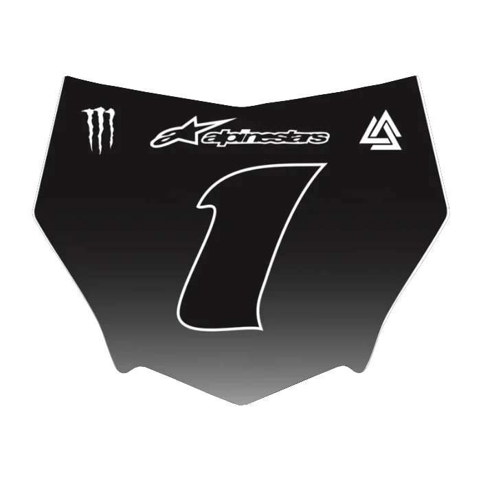 Motocuts Plate Decal