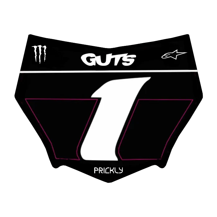 Motocuts Plate Decal