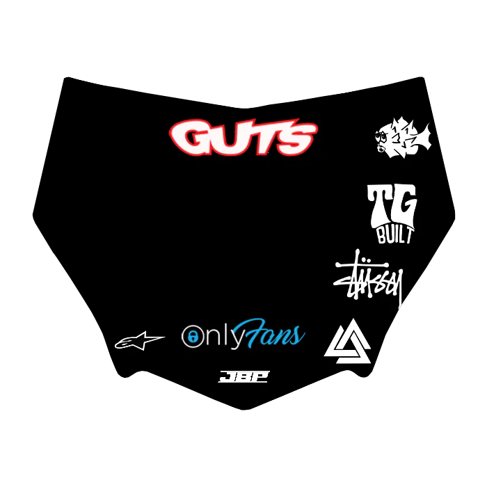 Motocuts Plate Decal