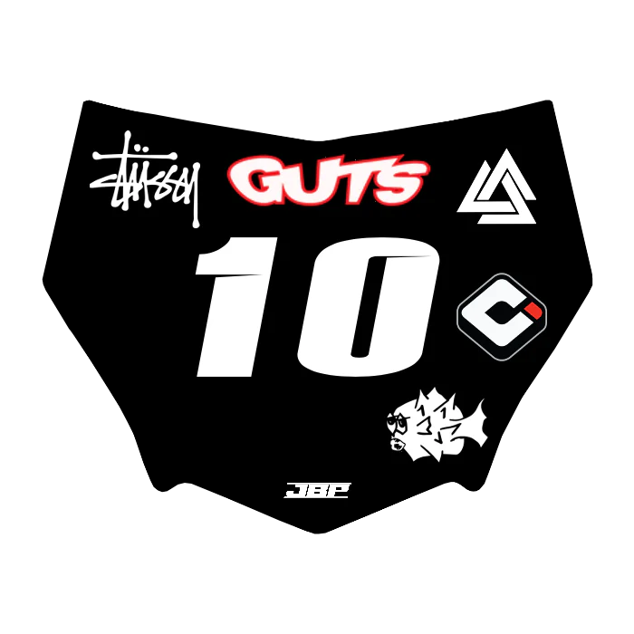 Motocuts Plate Decal
