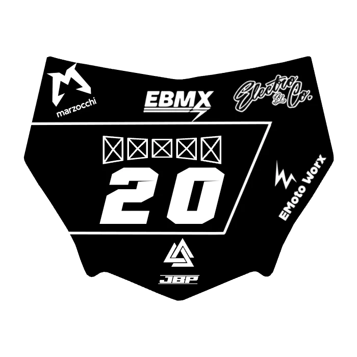 Motocuts Plate Decal