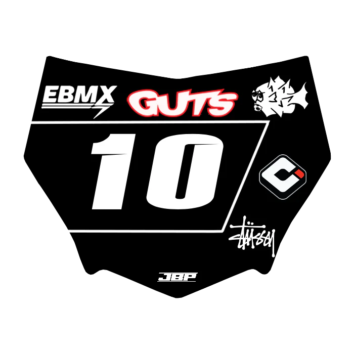 Motocuts Plate Decal