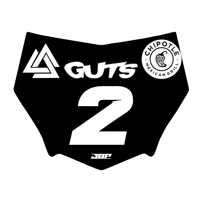 Motocuts Plate Decal
