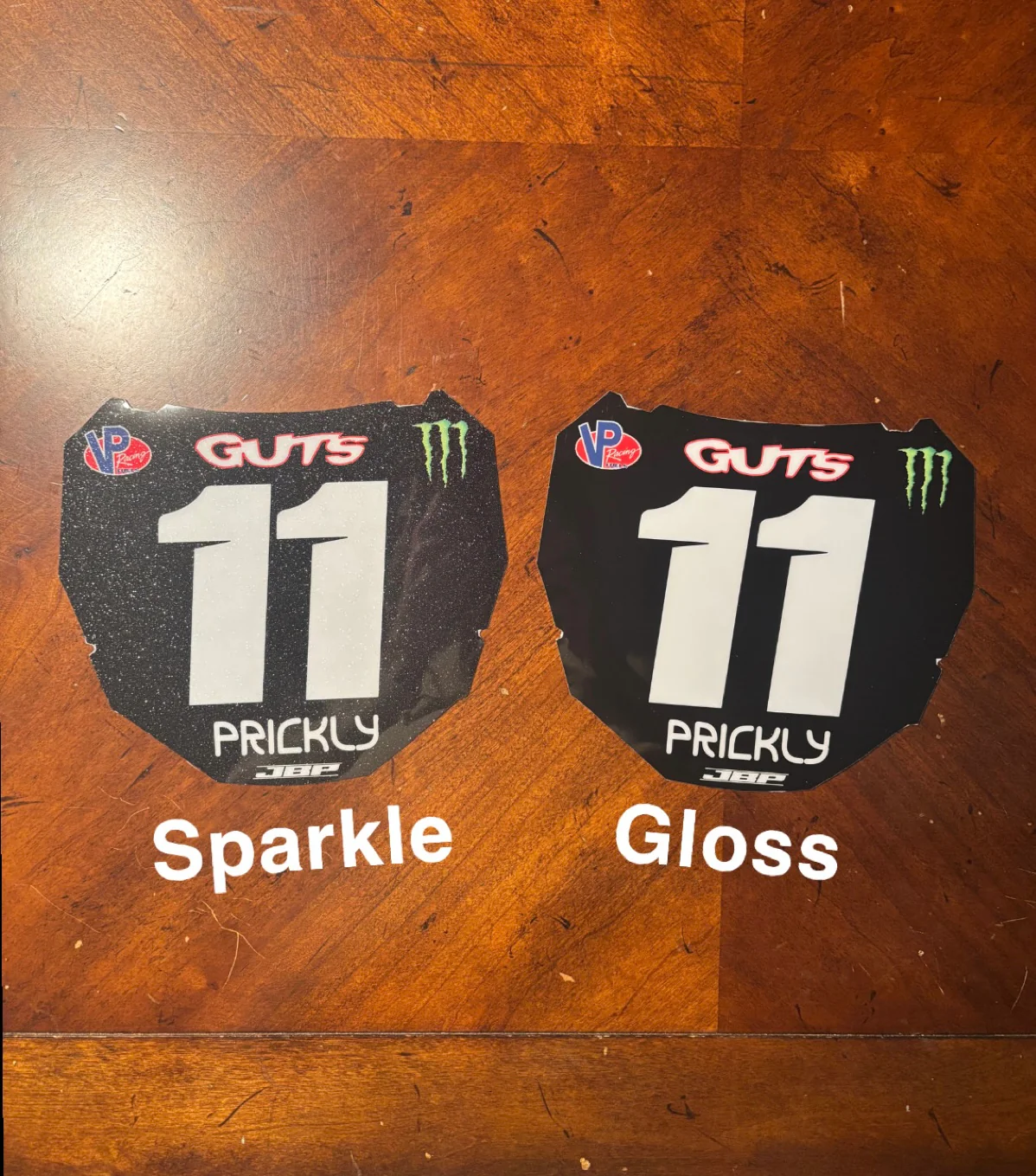 Predesigned Motocuts Plate Decal - Image 4